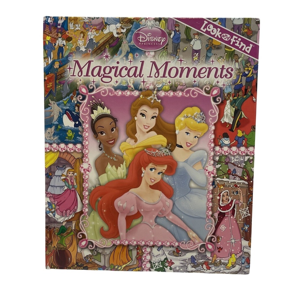 Disney Princess Magical Moments Look and Find Hardcover Book 9781605530642